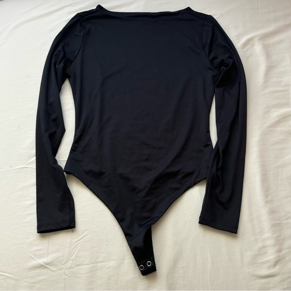Black Long Sleeve Bodysuit - Picture 1 of 3
